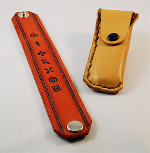 Wrist Band and Pocket Knife Case